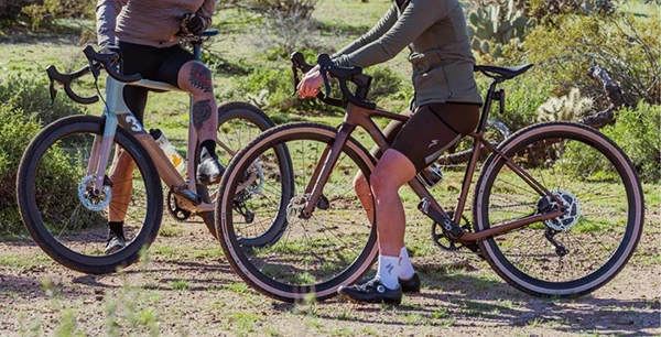 Riding a carbon fiber bicycle Riding a carbon fiber bicycle